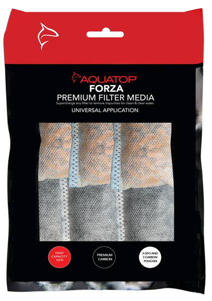 Aquatop Forza Premium Filter Media - Carbon & GFO Media Pack