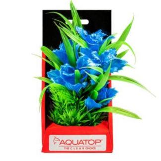 Aquatop Vibrant Garden Blue Plant 6"