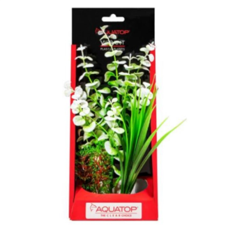 Aquatop Vibrant Wild White Plant 10"