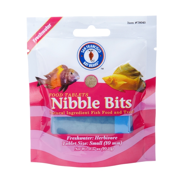 Bay Brand Nibble Bits - Freshwater Herbivore Small Tablets (10mm) 0.37oz