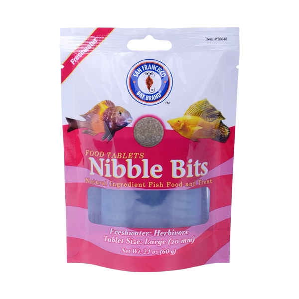 Bay Brand Nibble Bits - Freshwater Herbivore Large Tablets (20mm) 2.1oz