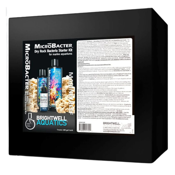 Brightwell MicroBacter Dry Rock Bacteria Starter Kit