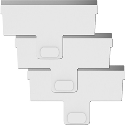 Continuum Aquatics AquaBlade-M Replacement Stainless Steel Blade, 3-Pack