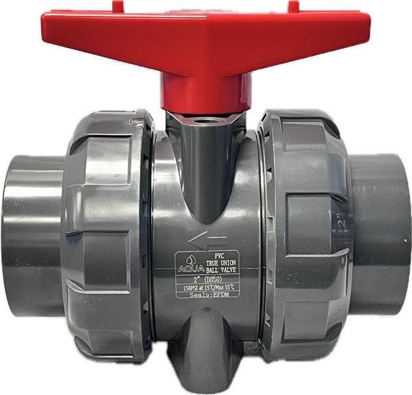 PVC True Union Ball Valve 2" SxS