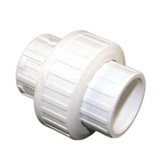 PVC Union 1" - SxS WHITE