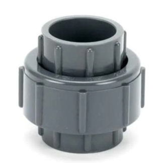 PVC Union 1.5" - SxS GRAY