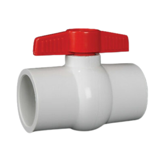 PVC Ball Valve 2" - SxS WHITE