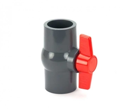 PVC Ball Valve 1.5" - SxS GRAY