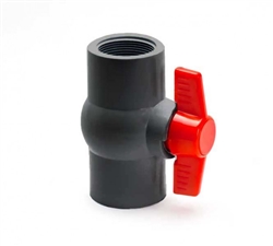 PVC Ball Valve 3/4" - TxT GRAY