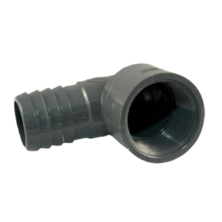 Insert Elbow 1.25"FPT x 1.25"Hose - GRAY