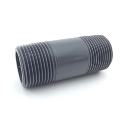 PVC Pipe Nipple 1" Sched 80 - 3" long