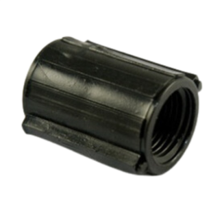 Marlex Coupling 1/2" - TxT BLACK