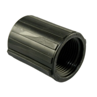 Marlex Coupling 1" - TxT BLACK