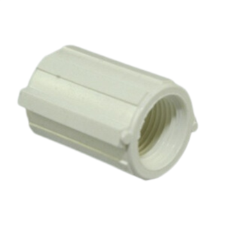 PVC Coupling 1/2" - TxT WHITE