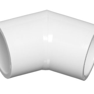 PVC 45 Degree Elbow 3/4" - SxS WHITE