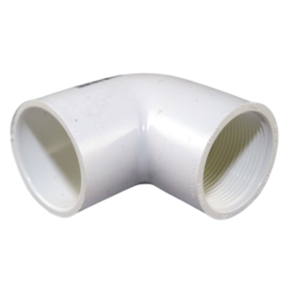 PVC Elbow 1.5" - SxT WHITE