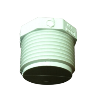 PVC Threaded Plug 1" Male Thread