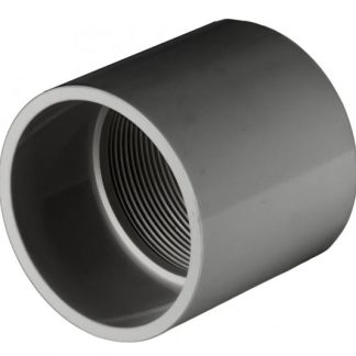 PVC Female Adapter - Schedule 80 GRAY - Socket x FPT - 1 1/2-Inch
