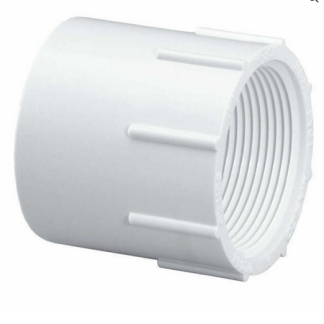 PVC Female Adapter 1" - SxT WHITE