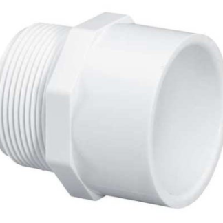PVC Male Adapter 1" - SxT WHITE