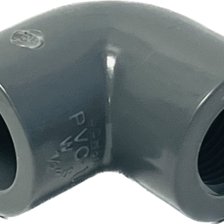 PVC Elbow 1/2" Sched 80 - SxT GRAY