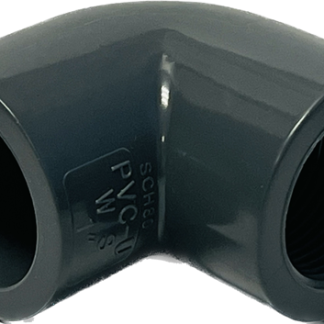 PVC Elbow 1" Sched 80 - SxT GRAY