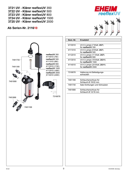 Eheim reeflexUV 350 - 7 Watt - Image 2