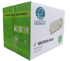 Eshopps Round Filter Sock 4" 300 Micron (25 Pack)