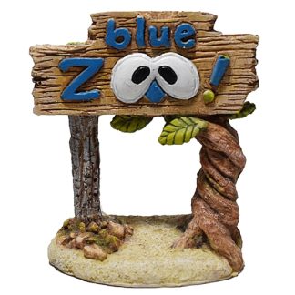 Hikari Resin Ornament - Weird Waters Blue Zoo Sign