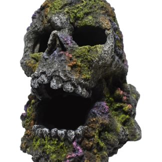 Hikari Resin Ornament - Mossy Skull