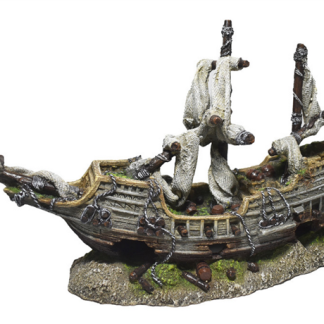 Hikari Resin Ornament - Galleon Shipwreck