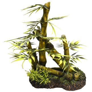 Hikari Resin Ornament - Bamboo w/ Plants