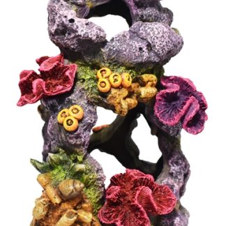 Hikari Resin Ornament - Rock & Coral Swim Through