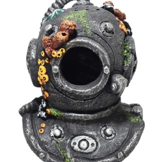 Hikari Resin Ornament - Diving Helmet w/ Coral