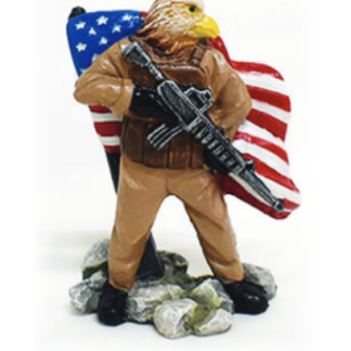Hikari Resin Ornament - Combat Eagle