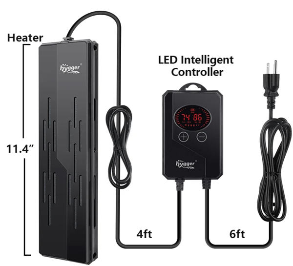 Hygger Quartz Tube Aquarium Heater - HG102-100W - Image 3