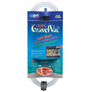 Lee's Ultra Gravel Vacuum 9" With Self Start, Nozzle, & Bucket Clip