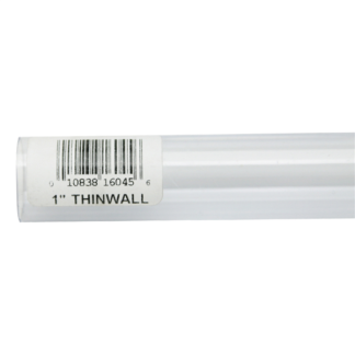 Lee's Thinwall Rigid Tubing 1" x 36"