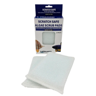 Lifegard Scratch Safe Acrylic and Glass Algae Pads - Small 4" x 2.75" (Pack of 2)