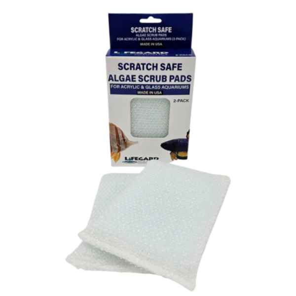 Lifegard Scratch Safe Acrylic and Glass Algae Pads - Small 4" x 2.75" (Pack of 2)