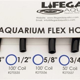 Lifegard 1" ID x 40' PVC Flexible Tubing - Black