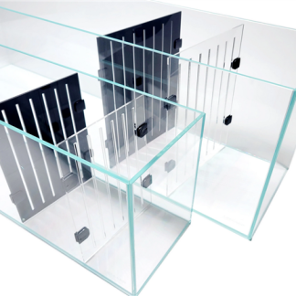 Lifegard Acrylic Dividers for Bookshelf Aquarium (Set of 2) - BLACK