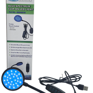 Lifegard Blue Spectrum 2.5" Clip-On USB LED Light