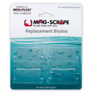 Mag-Float Replacement Acrylic Blades for Small & Medium - 4 Pack