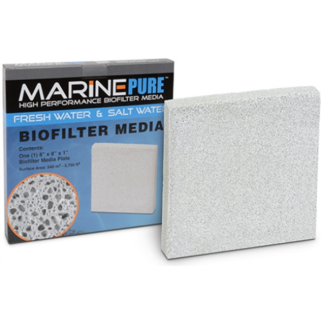 MarinePure High Performance Biofilter Media 8"x8"x1" Plate
