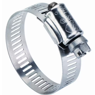 1.25" All Stainless Steel Hose Clamp (21mm - 44mm)
