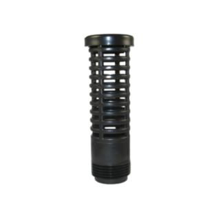 Black Suction Screen 1" x 6" Tall 1" Male Thread