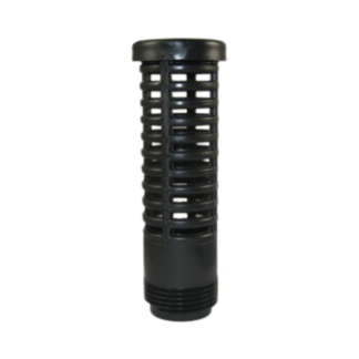Black Suction Screen 1" x 4" Tall 1" Male Slip
