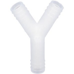 Y-Hose Fitting 3/4" x 3/4" x 3/4" - White
