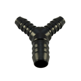 Y-Fitting 1/2" Hose x 1/2" Hose x 3/4" Hose